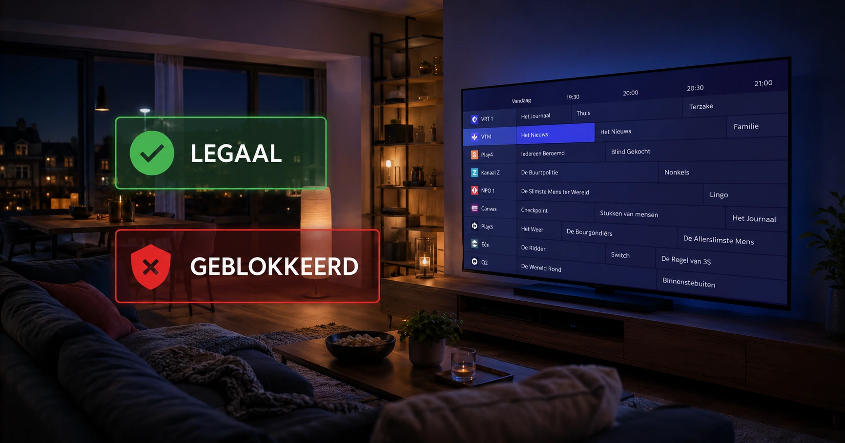 IPTV België 2026 - nieuwe blokkeerregels en dynamische filtering voor Belgische IPTV-gebruikers